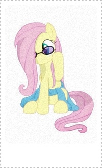 99px.ru аватар Fluttershy / Флаттершай в очках из мультика My Little Pony: Friendship Is Magic / Мои маленькие пони: Дружба — это чудо