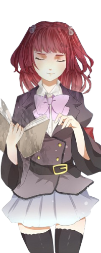 Аватар вконтакте Анж Уширомия / Ange Ushiromia из аниме Когда плачут чайки / Umineko no Naku Koro ni с книгой