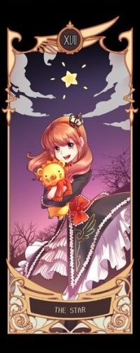 Аватар вконтакте Мария Уширомия / Maria Ushiromiya из аниме Когда плачут чайки / Umineko no Naku Koro ni в образе Марии-Беатриче с Сакутаро / Sakutaro (The Star / Светило)