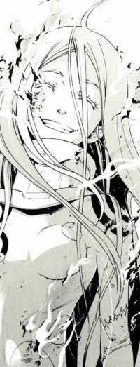 Аватар вконтакте Улыбающаяся Широ / Shiro из манги Страна чудес смертников / Deadman Wonderland