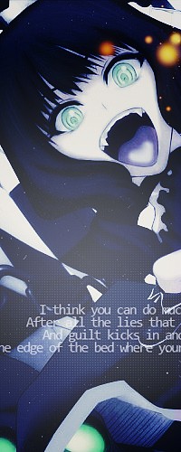Аватар вконтакте Мастер Смерти / Dead Master из аниме Black Rock Shooter / Стрелок с Черной скалы