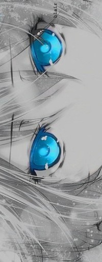 Аватар вконтакте Голубые глаза Вокалоида Хацуне Мику / Vocaloid Hatsune Miku