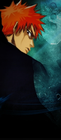 Аватар вконтакте Kurosaki Ichigo / Куросаки Ичиго из аниме Блич / Bleach косо смотрит на тебя