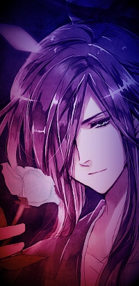 Аватар вконтакте Вокалоид Камуи Гакупо / Vocaloid Kamui Gakupo с розой