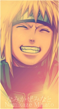 Аватар вконтакте Минато Намиказе / Minato Namikaze из аниме Наруто / Naruto широко улыбается