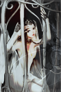 99px.ru аватар Девушка в белом длинном платье с фатой за железными прутьями
