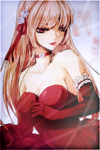 Аватар вконтакте Sharon Rainsworth / Шерон Рейнсворт из аниме Сердца Пандоры / Pandora Hearts в красном платье