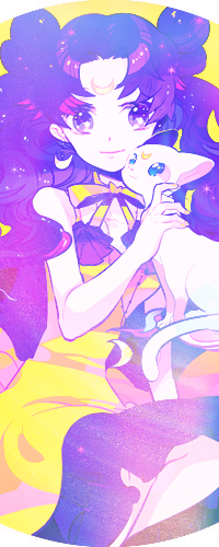 Аватар вконтакте Luna / Луна из аниме Sailor Moon / Сейлор Мун с кошкой