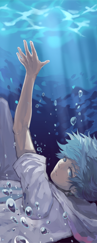 Аватар вконтакте Тонущий Тэцуя Куроко / Kuroko Tetsuya из аниме Баскетбол Куроко / Kuroko no Basket
