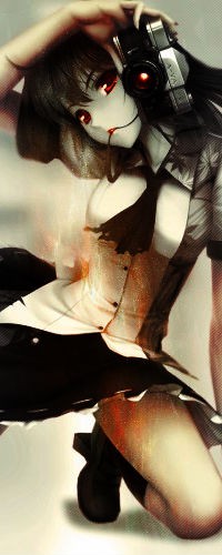Аватар вконтакте Aya Shameimaru / Ая Шамеймару из Тохо / Touhou project с фотоаппаратом