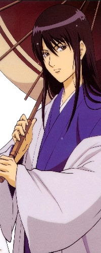 Аватар вконтакте Katsura Kotarou / Кацура Котаро, из аниме Gintama / Гинтама, с зонтом в руках
