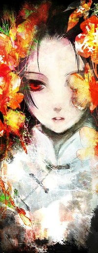 Аватар вконтакте Китай / China из аниме Хеталия / Hetalia среди цветов