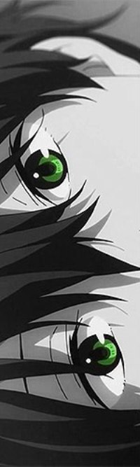 Аватар вконтакте Яркие зеленые глаза Хотаро Орэки / Hotaro Oreki из аниме Хье-ка / Hyouka