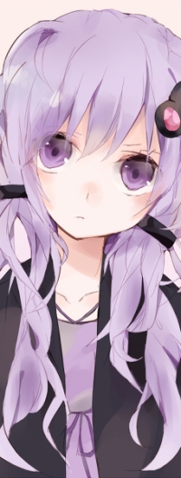 Аватар вконтакте Вокалоид Юзуки Юкари / Vocaloid Yuzuki Yukari чуть склонила голову на бок