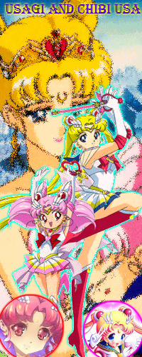 Аватар вконтакте Усаги Цукино / Usagi Tsukino и Чиби-Уса / Chibi-Usa из аниме Sailor Moon / Сейлор Мун