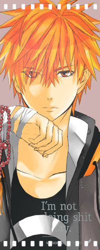 Аватар вконтакте Kurosaki Ichigo / Ичиго Куросаки из аниме Bleach / Блич (Im not doing shit today / Я не делаю гадостей сегодня)