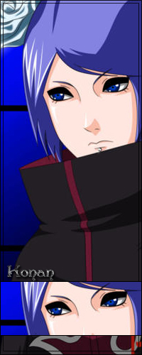 Аватар вконтакте Konan Hayumi / Конан Хаюми из аниме Наруто / Naruto с высоким воротником смотрит вбок (Konan)