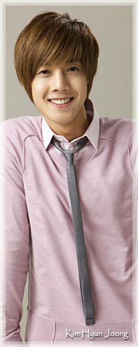 99px.ru аватар Южнокорейский актер, певец и модель Kim Hyun Joong / Ким Хен Чжун в белой рубашке, нежно-розовом свитере и сером галстуке мило улыбается