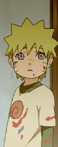 99px.ru аватар Маленький грустный Узумаки Наруто / Uzumaki Naruto из аниме Наруто / Naruto весь в краске