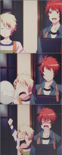 Аватар вконтакте Otoya Ittoki / Отоя Иттоки и Syo-Kurusu / Се Курусу из аниме Uta no Prince-sama: Maji Love 1000% / Поющий принц: реально 1000% любовь