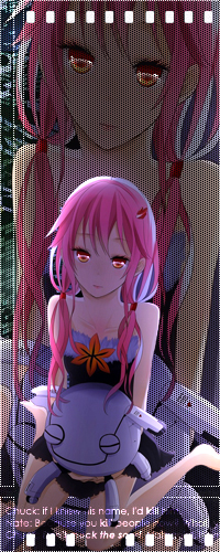 99px.ru аватар Сидящая Инори / Inori из аниме Корона Грешника / Guilty Crown