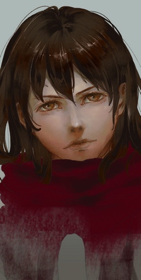Аватар вконтакте Микаса Аккерман / Mikasa Ackerman из аниме Вторжение гигантов / Shingeki no Kyojin