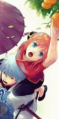 Аватар вконтакте Саката Гинтоки / Sakata Gintoki и Кагура / Kagura из аниме Гинтама / Gintama
