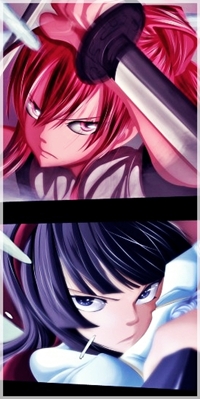 99px.ru аватар Эльза Скарлет / Erza Scarlet и Кагура / Kagura из аниме Хвост феи / Fairy tail