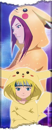 Аватар вконтакте Namikaze Minato / Минато Намикадзе и Uzumaki Kushina / Кушина Узумаки из аниме Naruto / Наруто