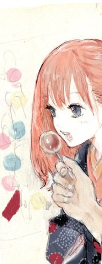 Аватар вконтакте Кагура / Kagura из аниме Гинтама / Gintama выдувает мыльные пузыри