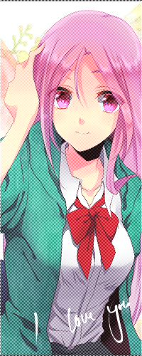 Аватар вконтакте Сацуки Момои / Satsuki Momoi из аниме Баскетбол Куроко / Kuroko no Basket (I love you / я люблю тебя)
