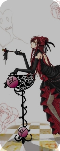 Аватар вконтакте Грель Сатклифф / Grell Sutcliffe, из аниме Темный дворецкий / Kuroshitsuji / Dark butler, в женском образе