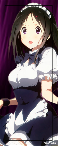 Аватар вконтакте Читанда Эру / Chitanda Eru из аниме Хье-ка / Hyouka в одежде горничной