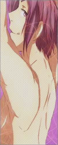 Аватар вконтакте Matsuoka Rin / Рин Мацуока из аниме Free! / Вольный стиль! с обнаженным торсом облизывается