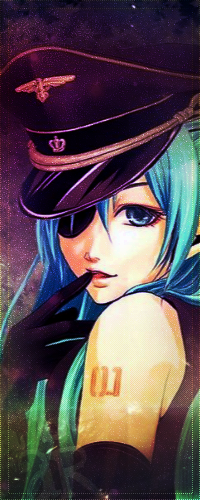 Аватар вконтакте Вокалоид Мику Хацуне / Vocaloid Miku Hatsune в фуражке приложила палец к губам