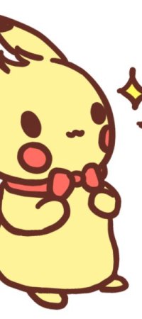 Аватар вконтакте Пикачу / Pikachew из аниме Покемон / Pokemon в красном галстуке-бабочке