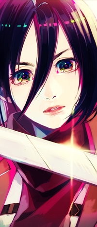 Аватар вконтакте Микаса Аккерман / Mikasa Ackerman из аниме Атака Титанов / Shingeki no Kyojin