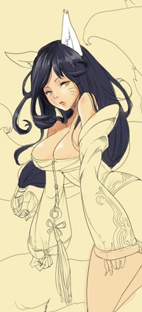 Аватар вконтакте Ари / Ahri из игры Лига Легенд / League of Legends