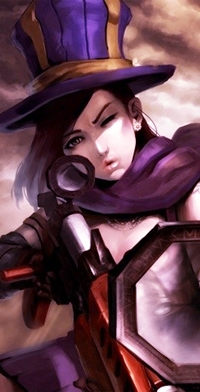 Аватар вконтакте Кейтлин / Caitlin из игры Лига Легенд / League of Legends