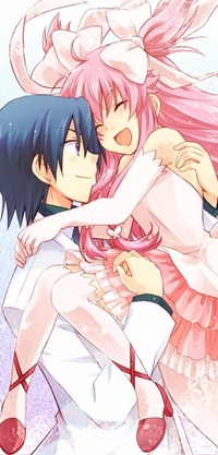 Аватар вконтакте Юи / Yui и Хината Хидеки / Hinata Hideki из аниме Ангельские Ритмы! / Angel Beats!