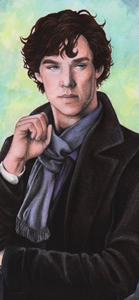 99px.ru аватар Бенедикт Камбербэтч / Benedict Cumberbatch в роли Шерлока Холмса / Sherlock Holmes из телесериала Шерлок / Sherlock