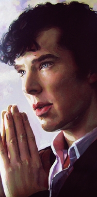Аватар вконтакте Бенедикт Камбербэтч / Benedict Cumberbatch в роли Шерлока Холмса / Sherlock Holmes из телесериала Шерлок / Sherlock
