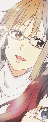 99px.ru аватар Ниномия Шизуку / Ninomiya Shizuku из аниме За гранью / Kyoukai no Kanata в очках