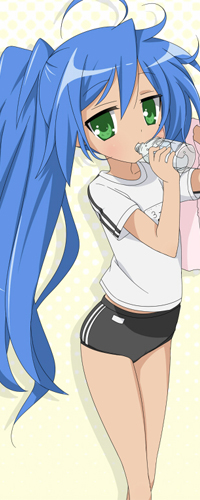 Аватар вконтакте Изуми Коната пьет воду из аниме Счастливая звезда / Izumi Konata anime Lucky Star, water