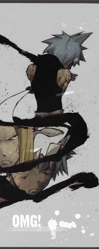 99px.ru аватар Блэк Стар / Black Star и Мифуне / Mifune из аниме Пожиратель душ / Soul eater (Omg / Омг)