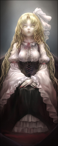 Аватар вконтакте Kurumi / Куруми из игры Проект Восток / Touhou Project, art by grape. mk-233
