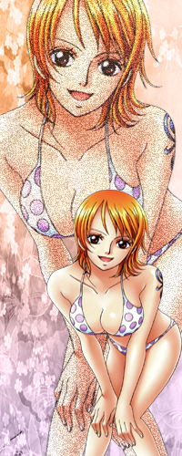 Аватар вконтакте Нами / Nami в купальнике из аниме Ван Пис / One Piece,скачать аватар Нами / Nami в купальнике из аниме Ван Пис / One Piece дляконтакта