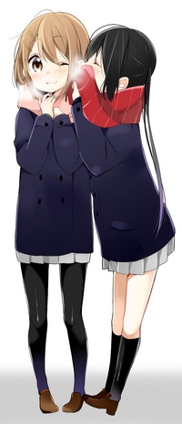Аватар вконтакте Hirasawa Yui / Хирасава Юи и Nakano Azusa / Накано Азуса из аниме К-ОN! / Клуб легкой музыки