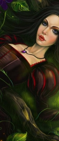 Аватар вконтакте Девушка с кулоном, art by Carhven