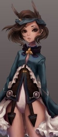 Аватар вконтакте Девочка в костюме, art by Iruuse